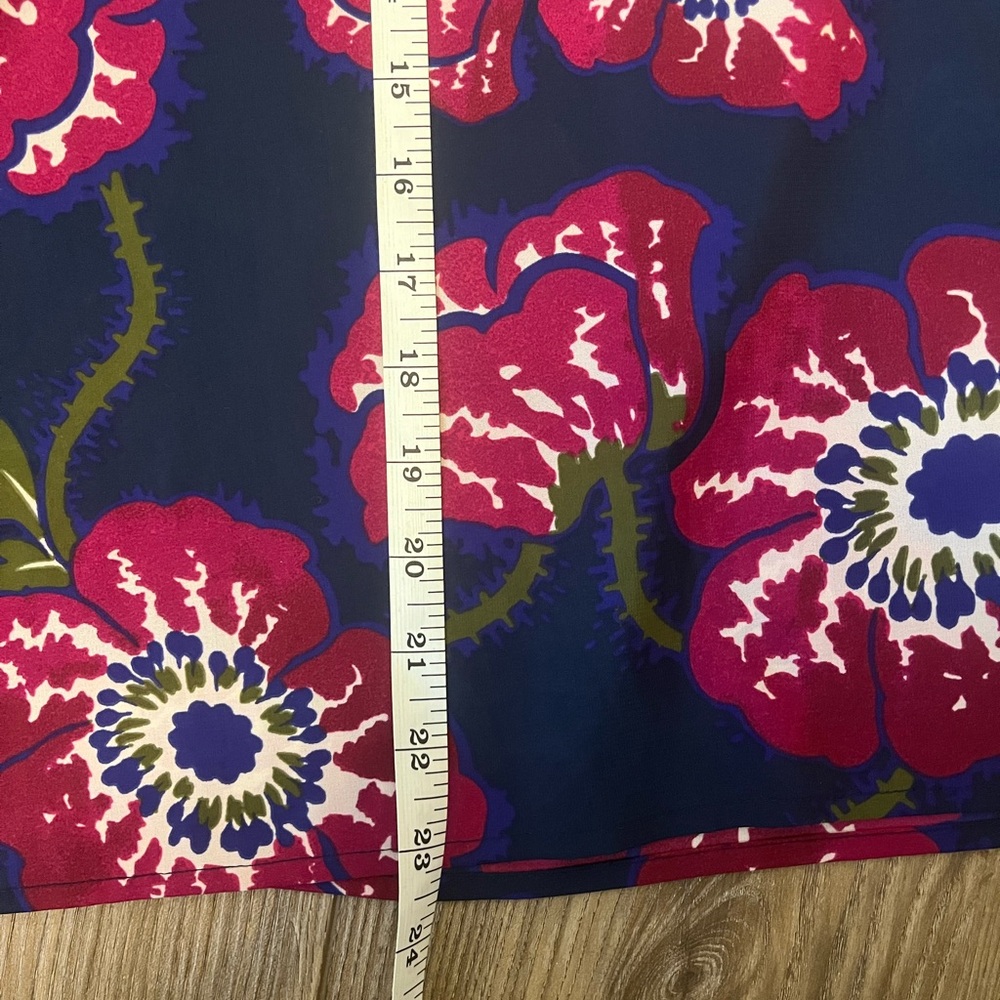 Tucker for Target Navy Halter Top with Pink Floral Print Women’s Small - Picture 11 of 11